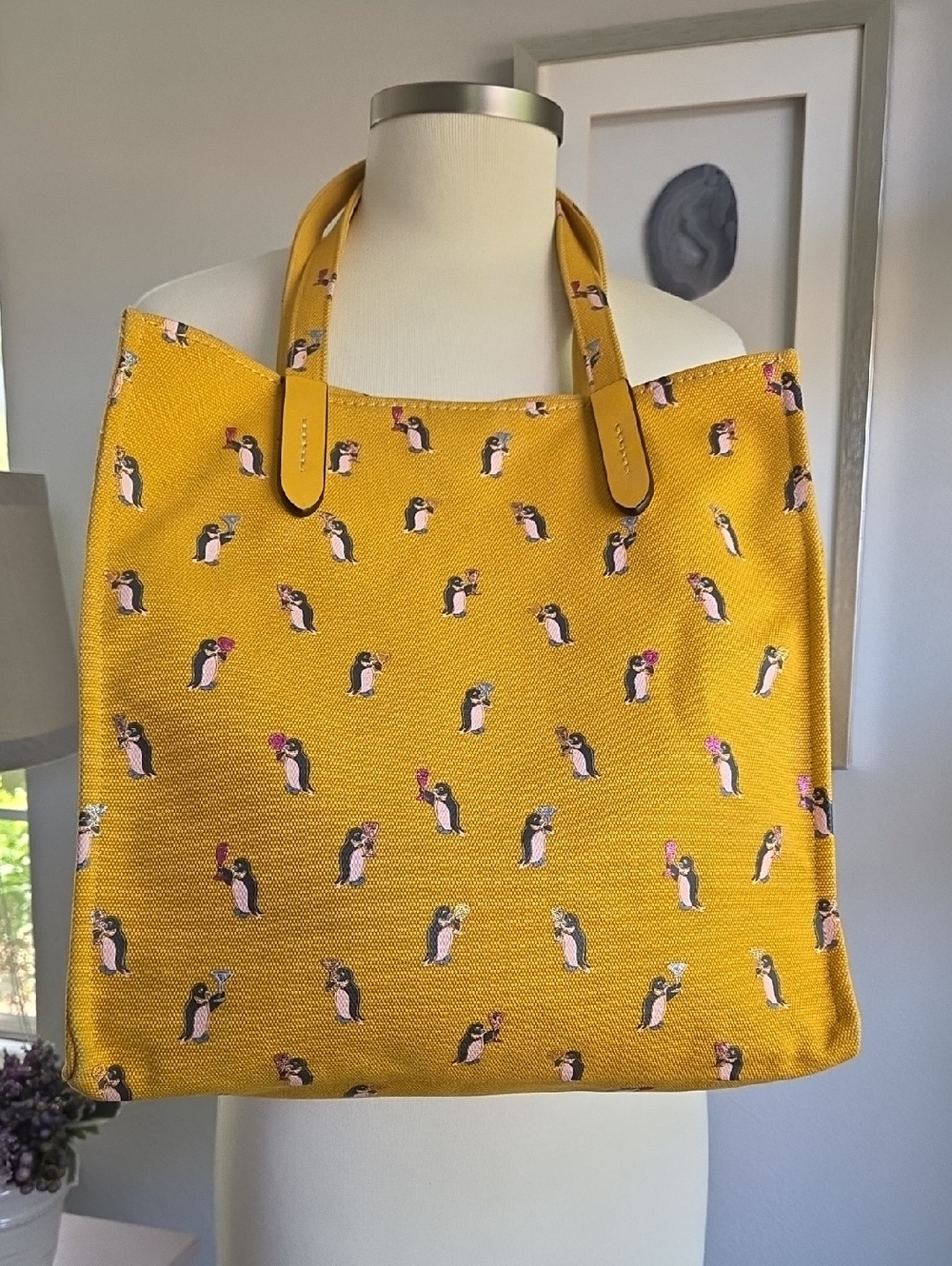 COACH Yellow Rexy & Carriage Tote 2017 - Picture 4 of 16